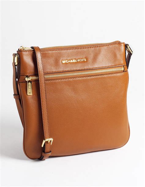 michael kors bags crossbody brown|michael kors brown leather handbag.